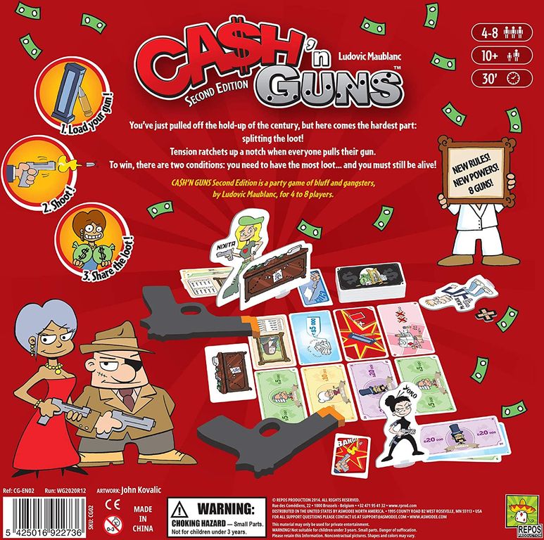 Cash'n Guns torna a scatola