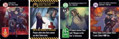 The Dresden Files Cooperative Card Game: Wardens Attack kaarten