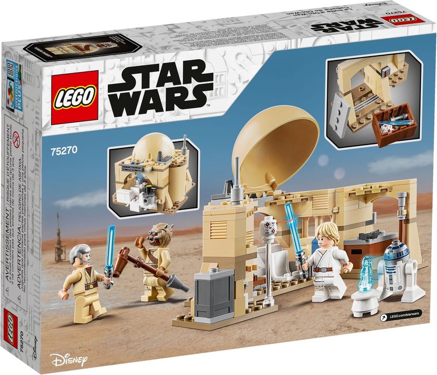LEGO® Star Wars Obi-Wan's Hut back of the box