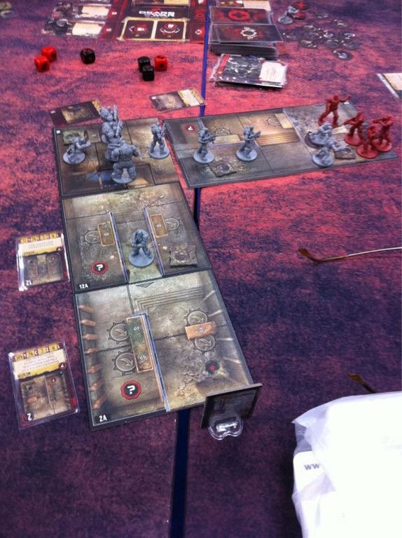 Gears of War: The Board Game componenten