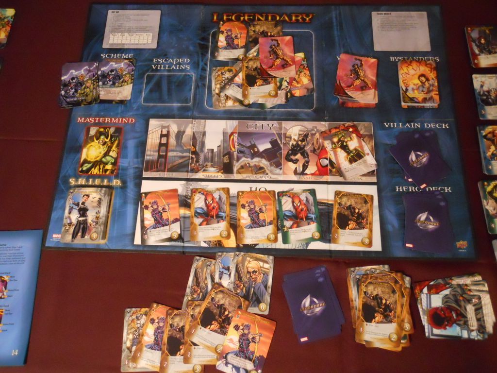 Legendary: A Marvel Deck Building Game kaarten