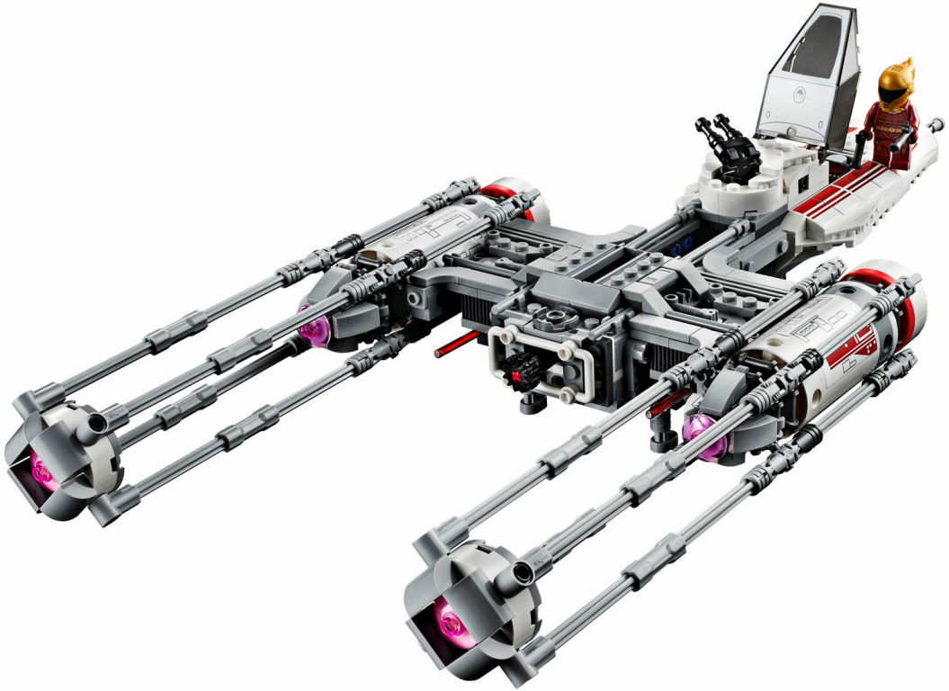 LEGO® Star Wars Y-Wing Starfighter™ della Resistenza componenti