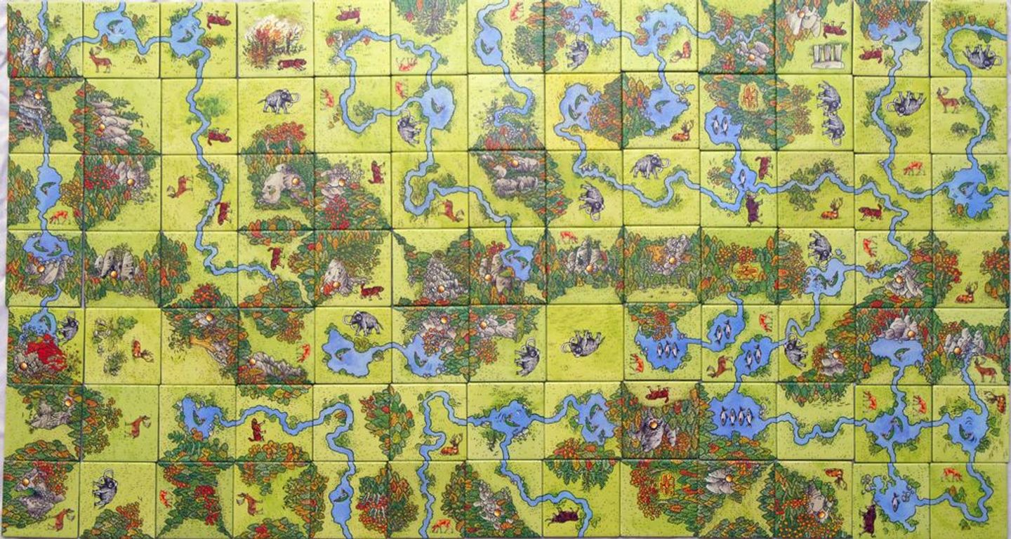 Carcassonne: Hunters and Gatherers tiles
