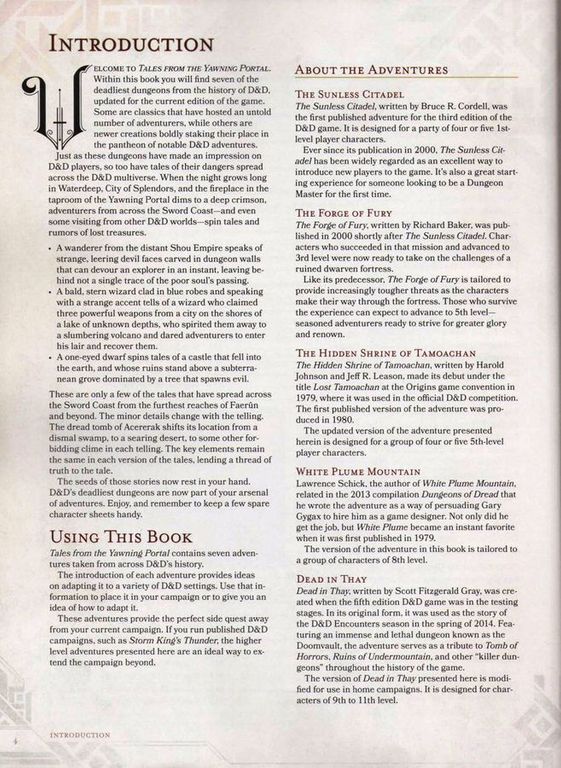 Tales from the Yawning Portal manuale