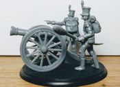 Shadows of Brimstone: Lost Army Hell Cannon and Crew miniature