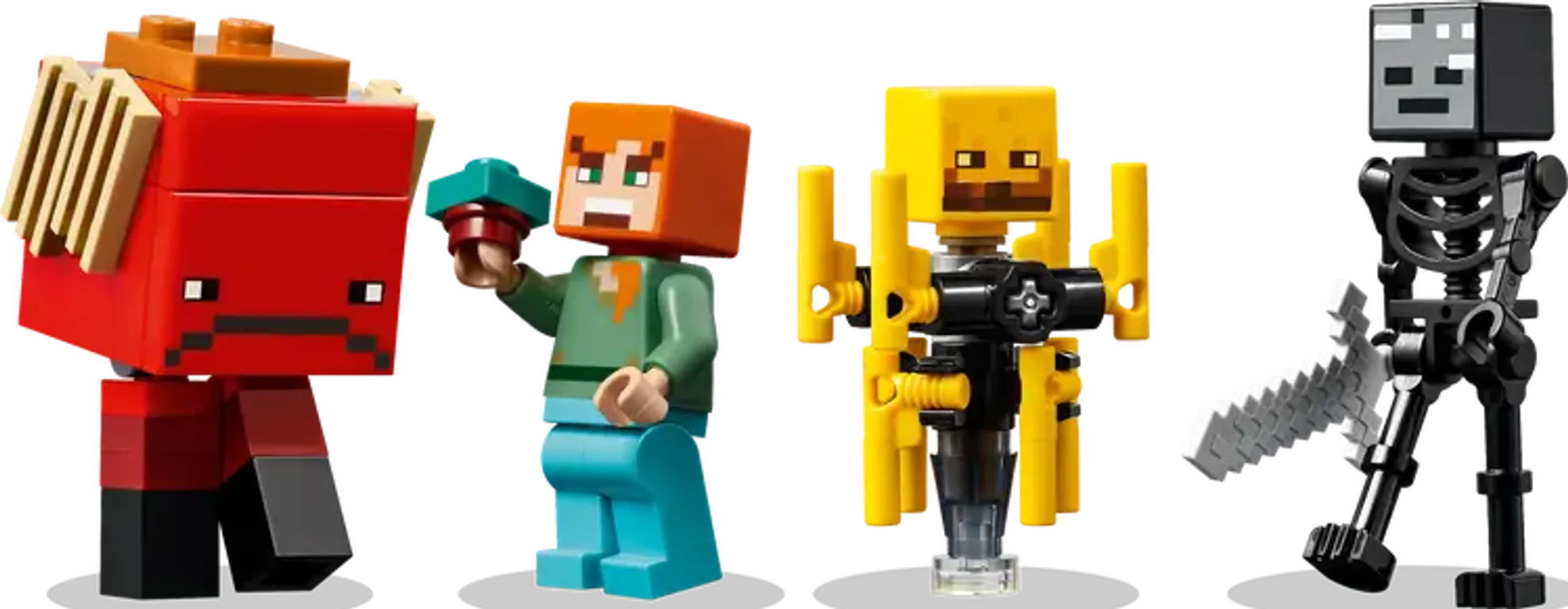 LEGO® Minecraft The Nether Lava Battle miniatures