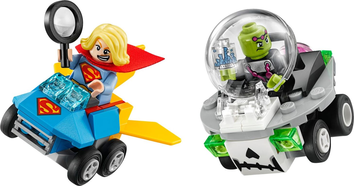 LEGO® DC Superheroes Mighty Micros: Supergirl™ vs. Brainiac™ componenten