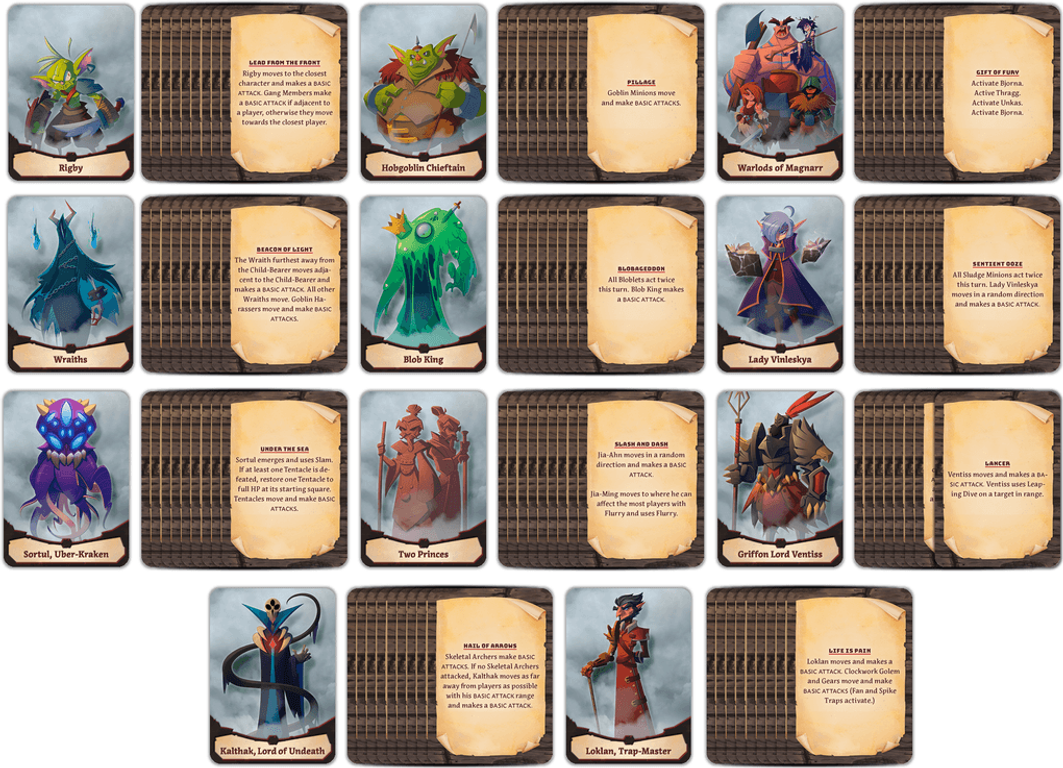 Adventure Tactics: Domianne's Tower kaarten