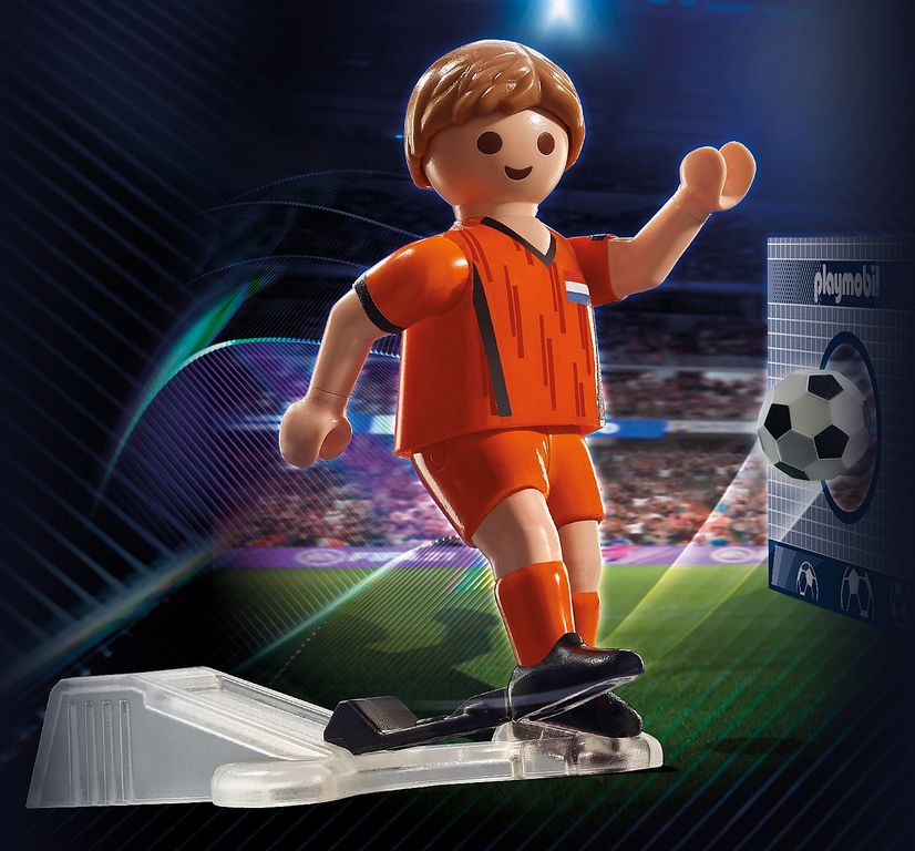 Playmobil® Sports & Action Voetballer Nederland speelwijze