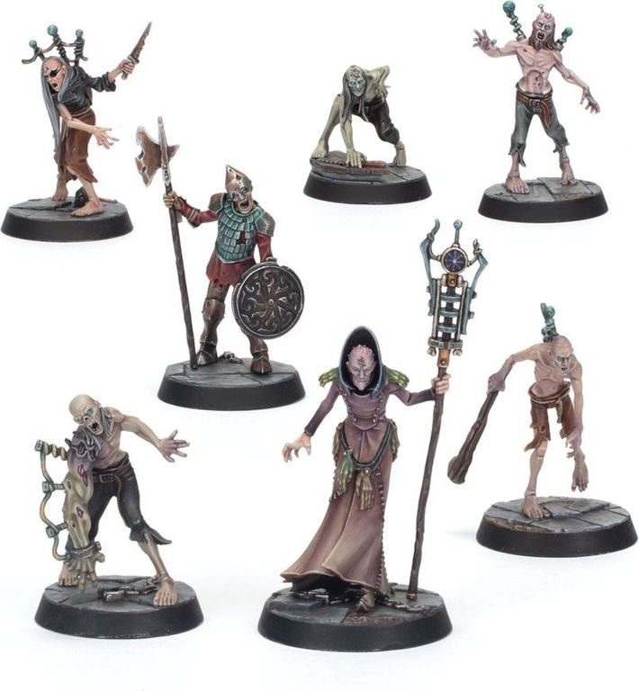 Warhammer Underworlds: The Exiled Dead miniatures