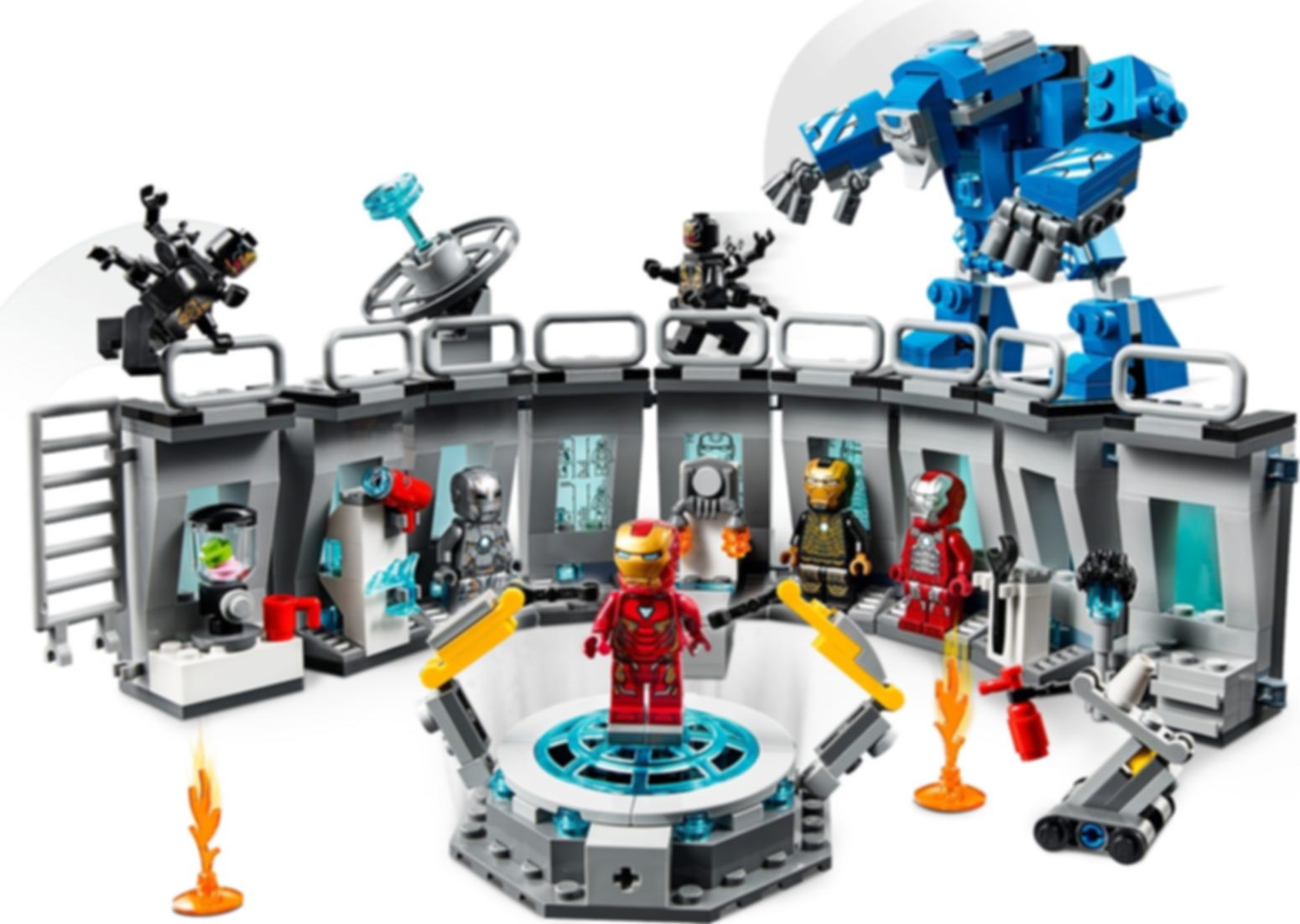 LEGO® Marvel Iron Mans Werkstatt spielablauf
