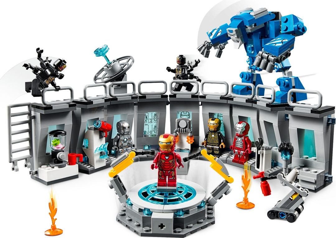 LEGO® Marvel Iron Man Hall of Armor gameplay