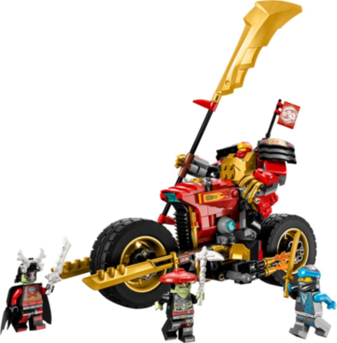 LEGO® Ninjago Kai’s Mech Rider EVO components