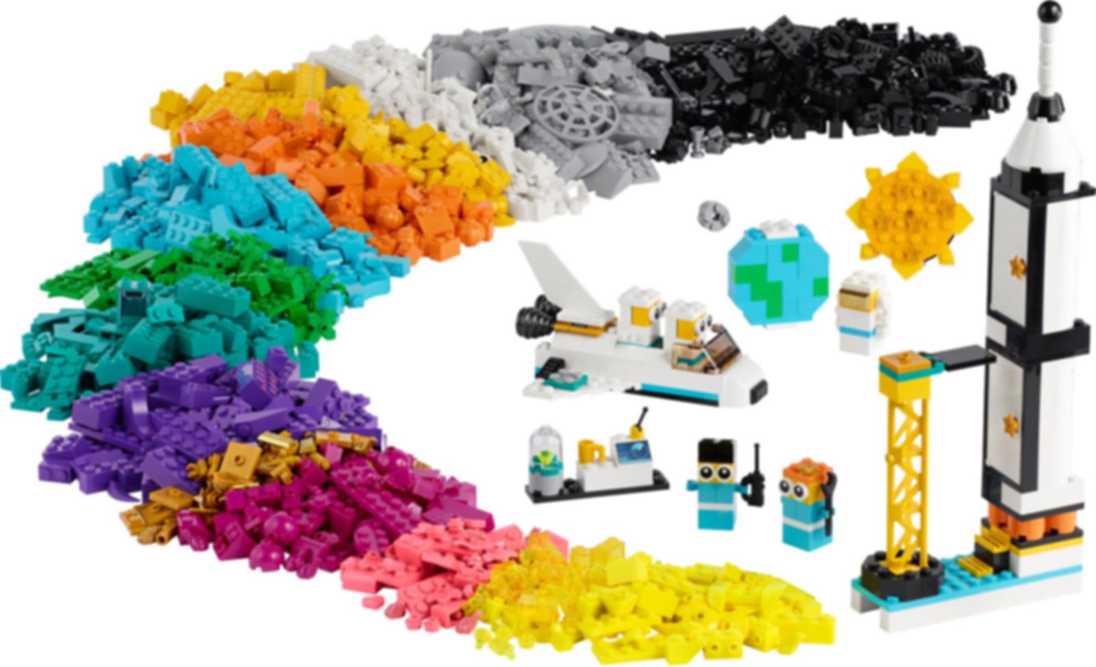 LEGO® Classic XXL Steinebox Erde und Weltraum komponenten
