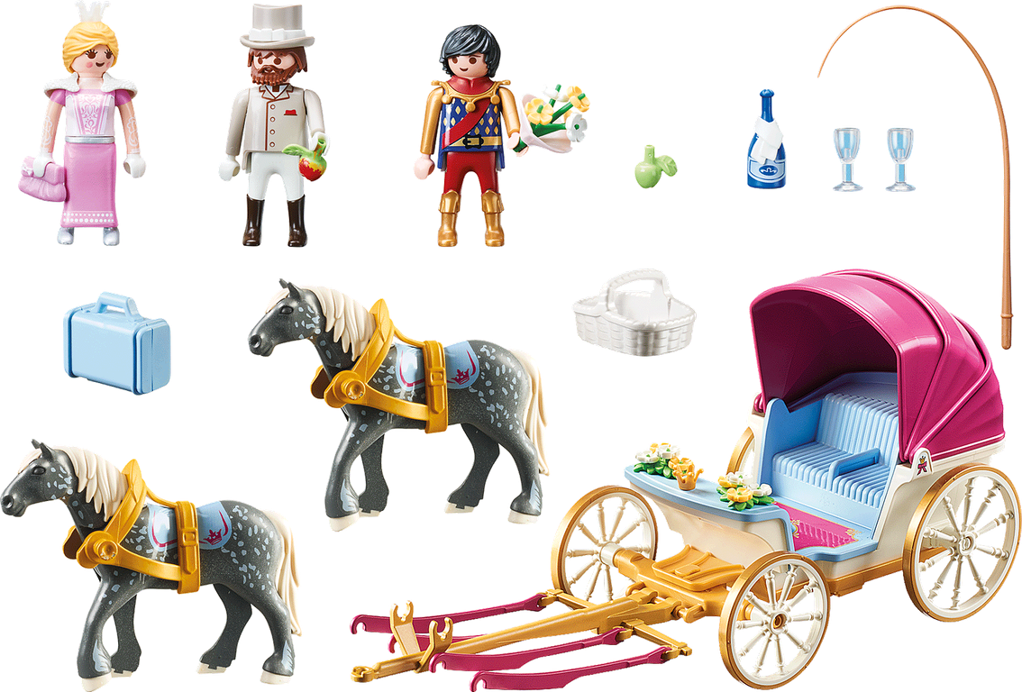 Playmobil® Princess Horse-Drawn Carriage components
