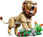 Animaux sauvages: le lion majestueux