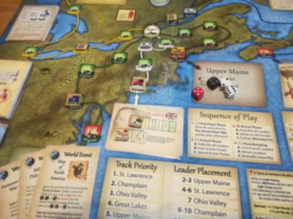 Empires in America: The French and Indian War, 1754-1763 (Second Edition) gameplay
