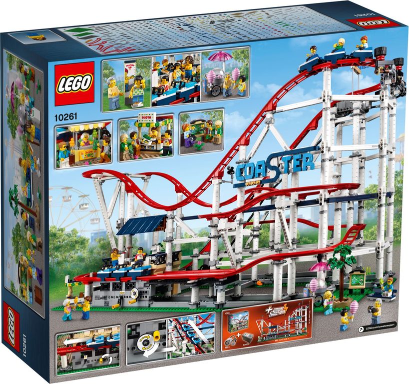 LEGO® Icons Roller Coaster back of the box