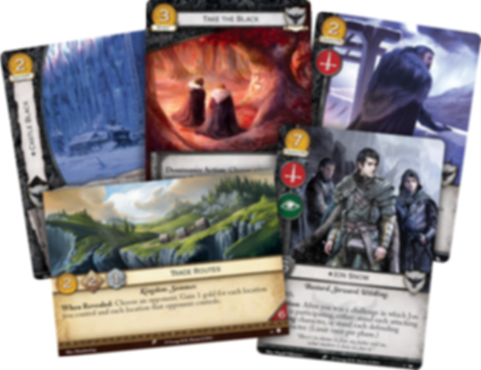 Juego de tronos: El juego de cartas (Segunda edición) – Mazo introductorio de la Guardia de la Noche cartas