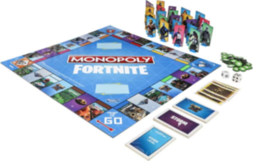 Monopoly: Fortnite componenten