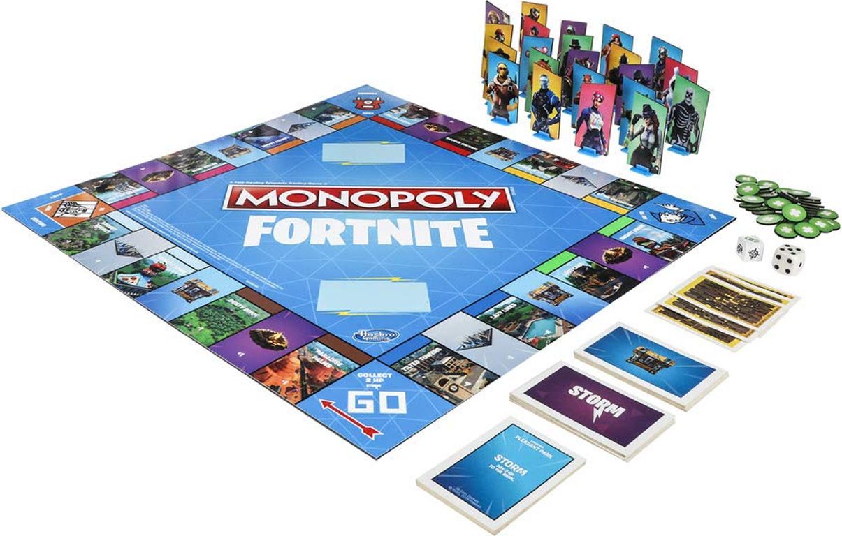 Monopoly: Fortnite componenten