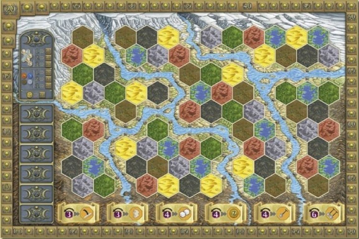 Terra Mystica: Fire & Ice plateau de jeu