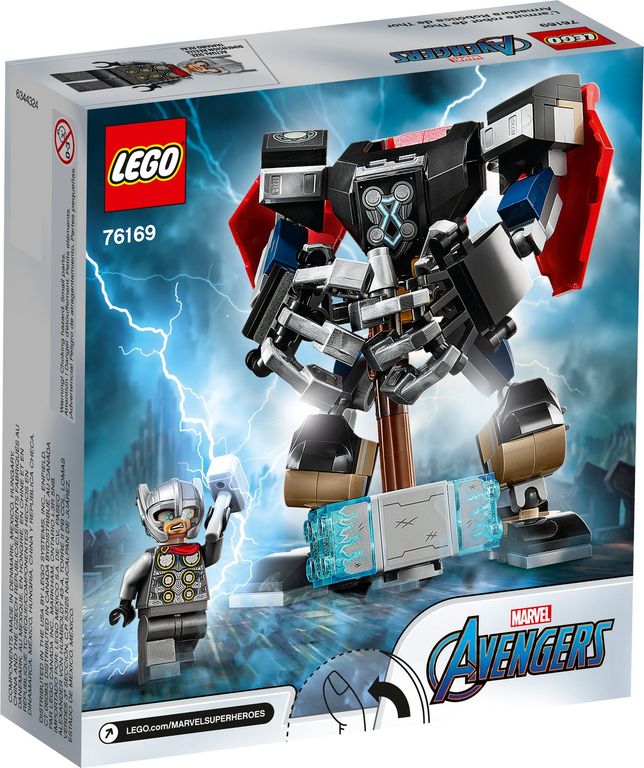 LEGO® Marvel L’armure robot de Thor dos de la boîte