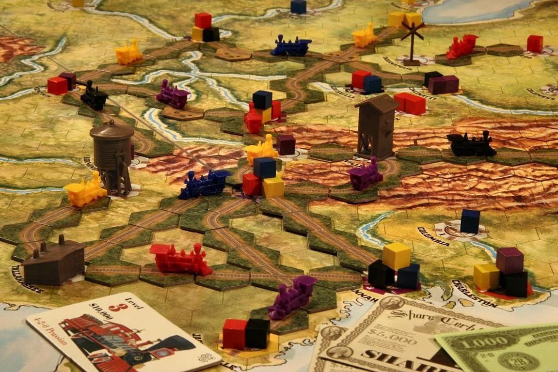 Railroad Tycoon: The Boardgame gameplay