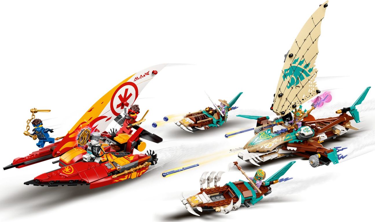 LEGO® Ninjago Battaglia in mare dei catamarani componenti