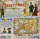 Les Aventuriers du rail Europe dos de la boîte