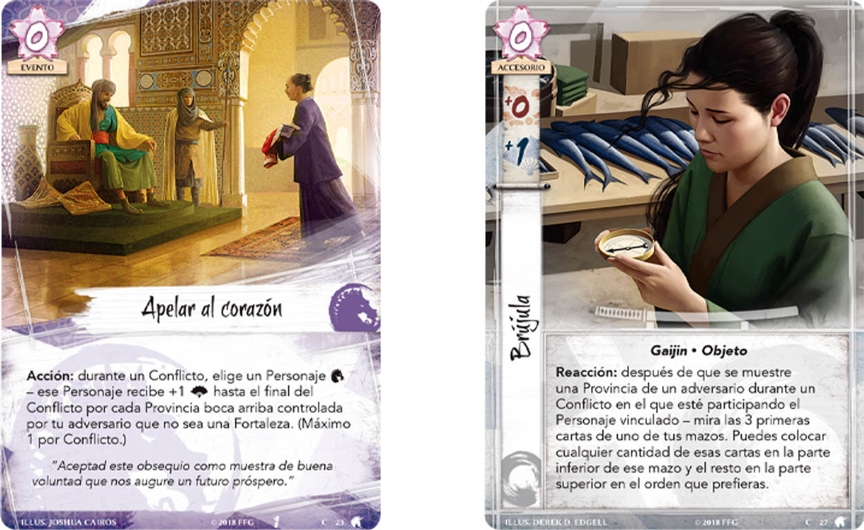 Legend of the 5 Rings: LCG - Einhorn-Klan-Pack - Krieger des Windes karten