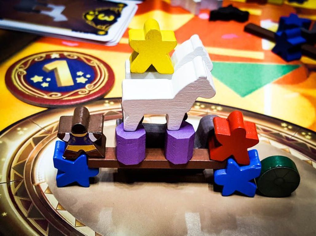 Meeple Circus jugabilidad