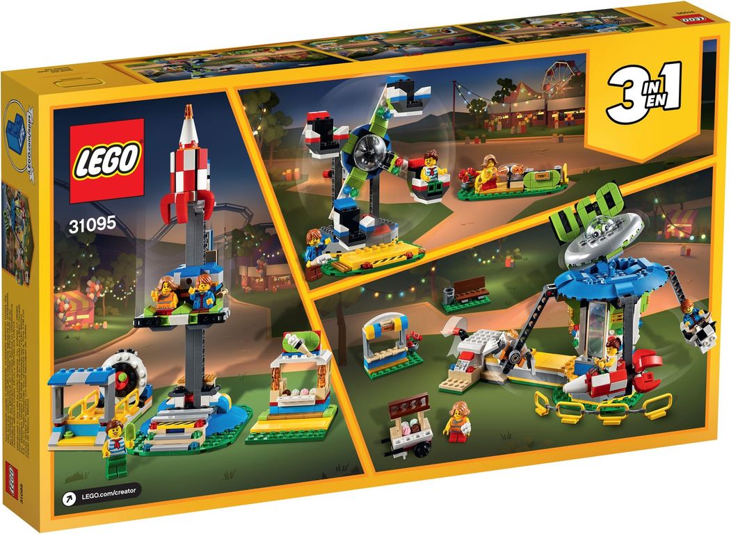 LEGO® Creator Fairground Carousel back of the box