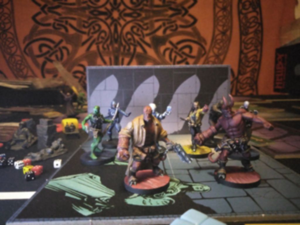 Hellboy: The Board Game miniatures