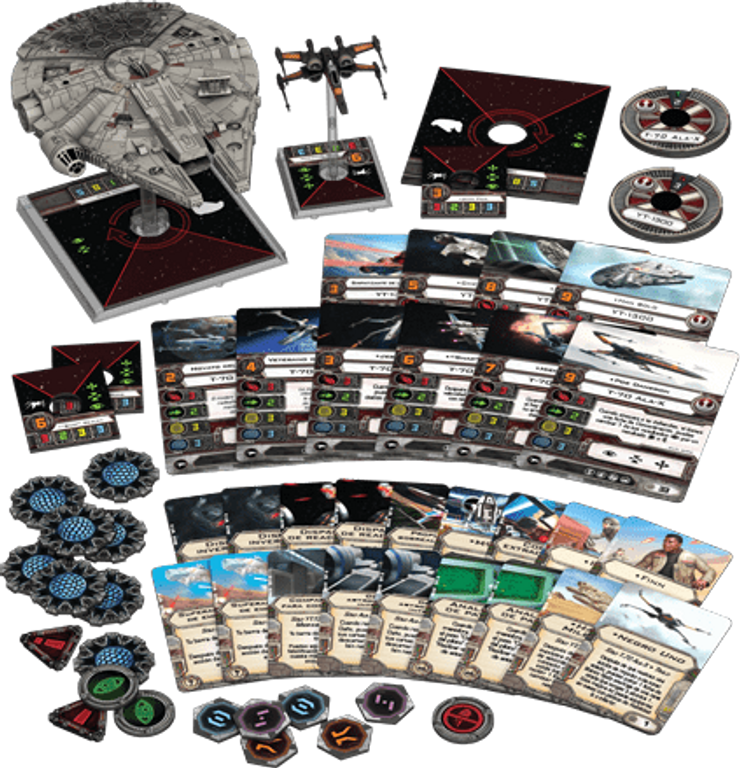 Star Wars X-Wing: Eroi della Resistenza componenti