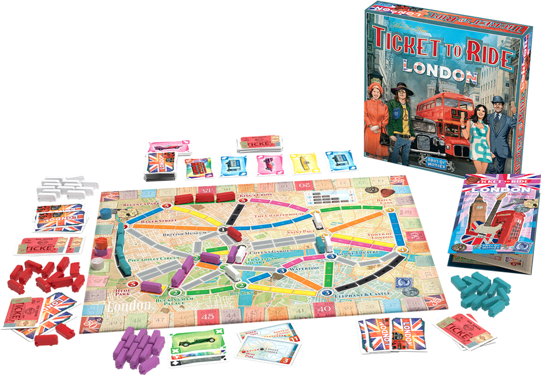 Ticket to Ride: London components