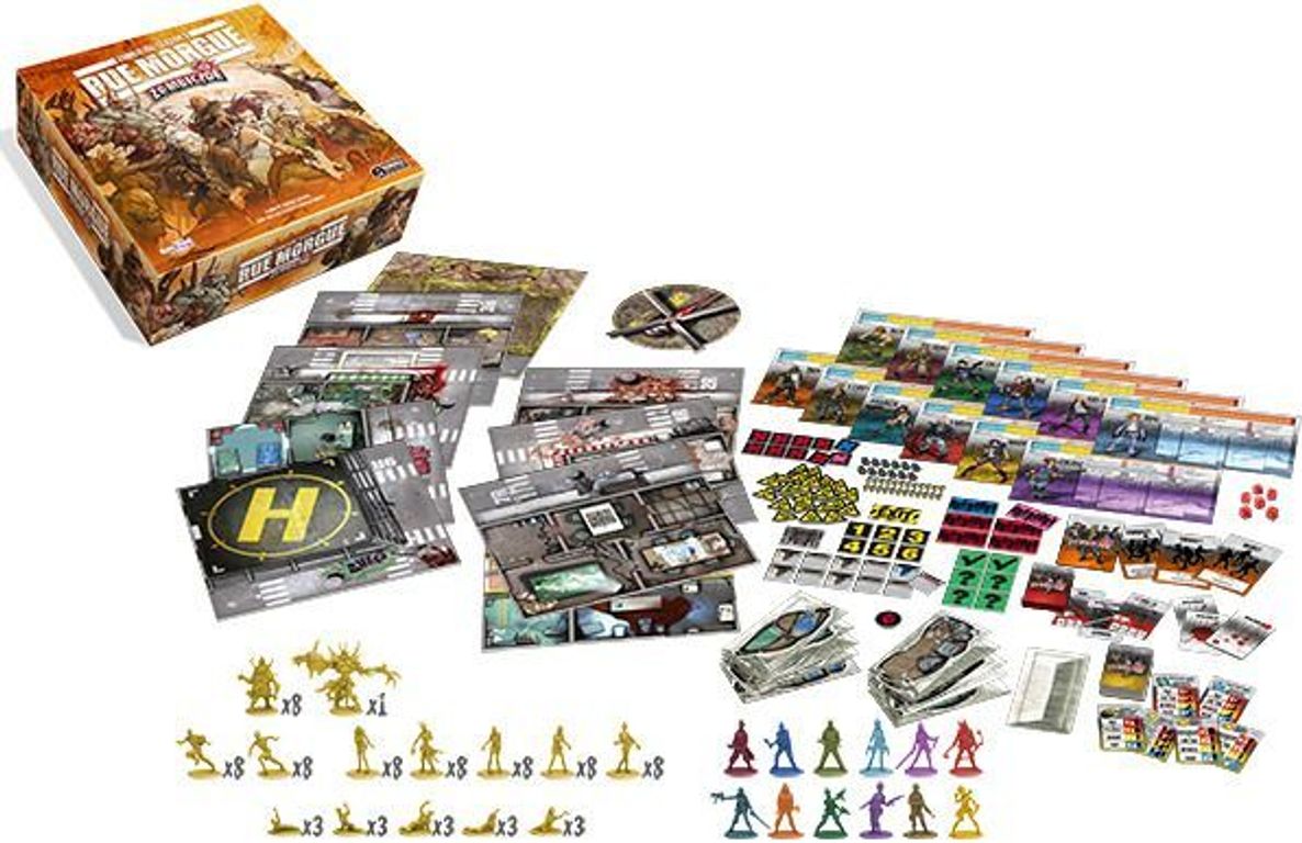 Zombicide Season 3: Rue Morgue componenten