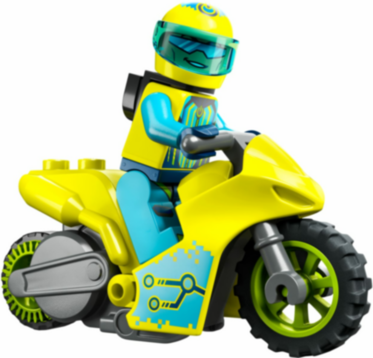 LEGO® City Cyber stuntmotor