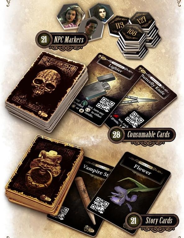 The Dark Quarter: Lost to the Night componenten