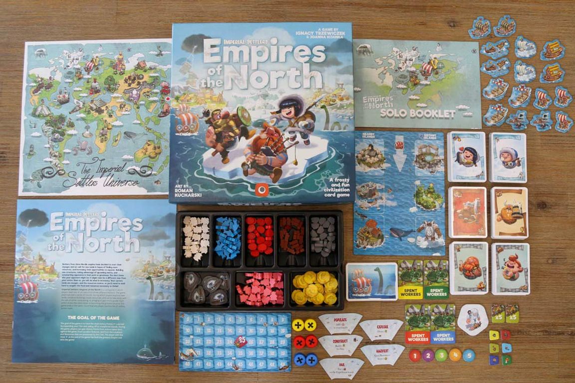 Imperial Settlers: Empires of the North components