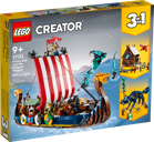 Viking Ship and the Midgard Serpent