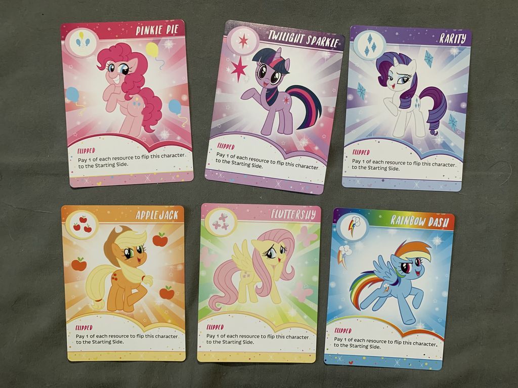 My Little Pony: Adventures in Equestria Deck-Building Game kaarten