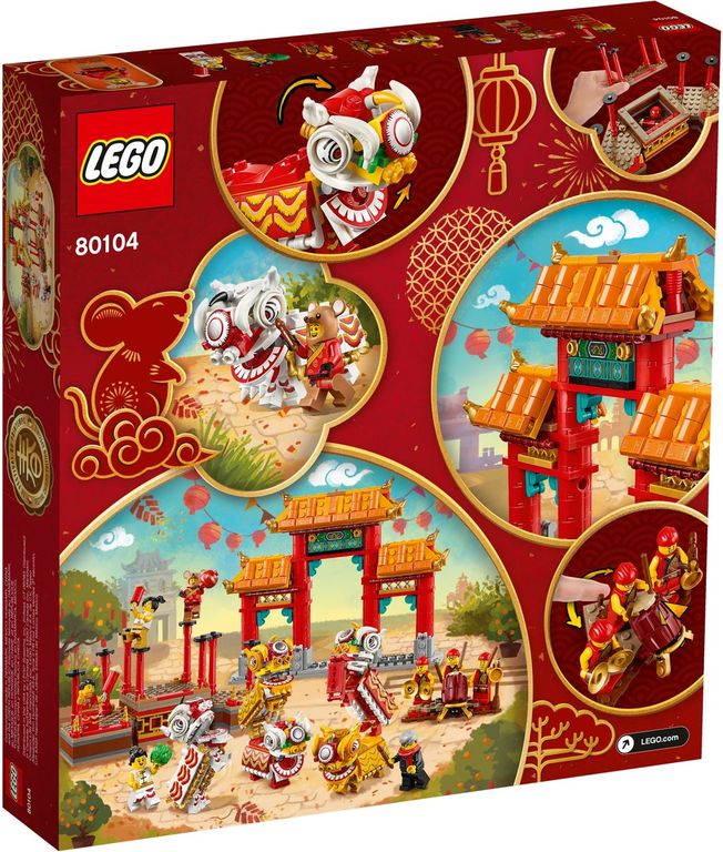 Lion Dance back of the box