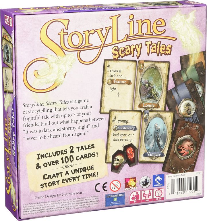 StoryLine: Scary Tales back of the box