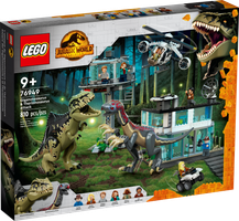 LEGO® Jurassic World L’attacco del Giganotosauro e del Terizinosauro