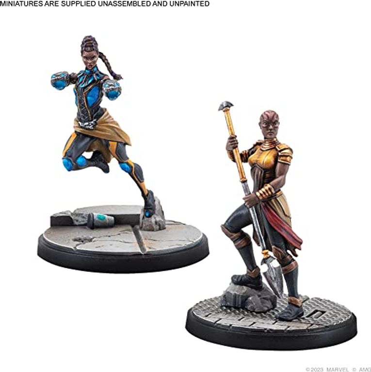 Marvel: Crisis Protocol – Wakanda Affiliation Pack miniaturas