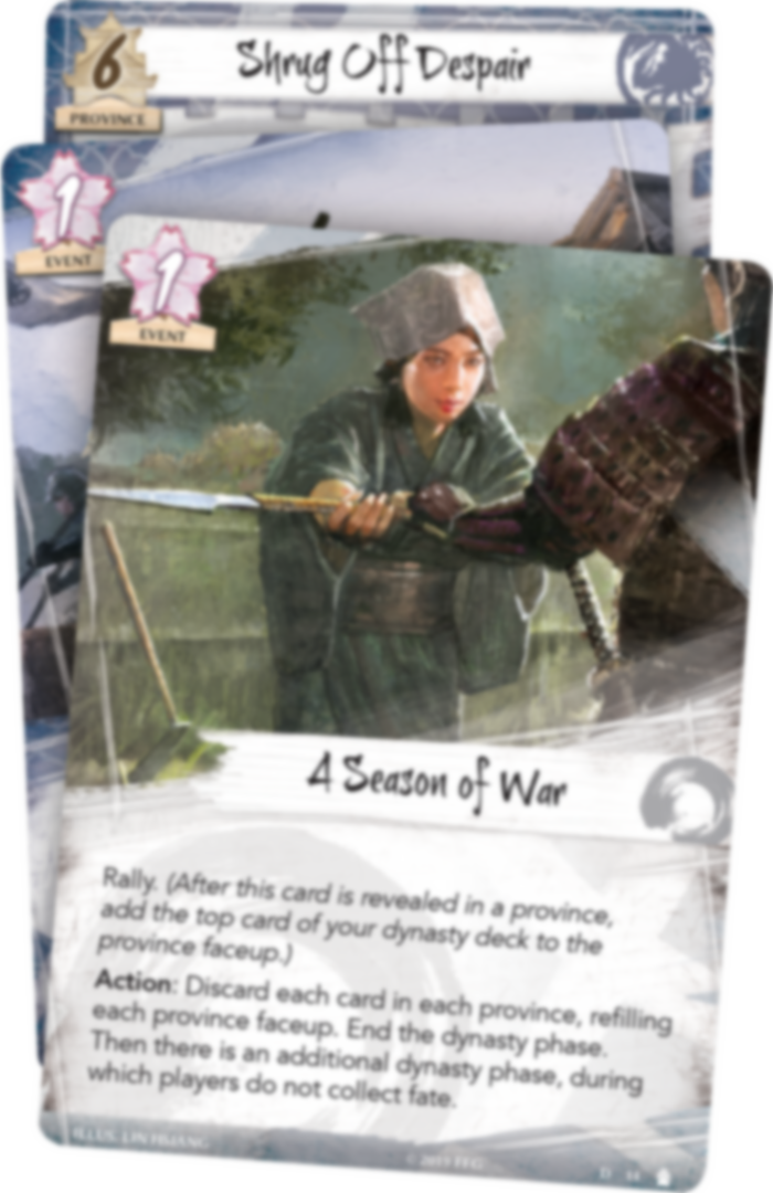 Legend of the Five Rings: The Card Game – Rokugan at War kaarten