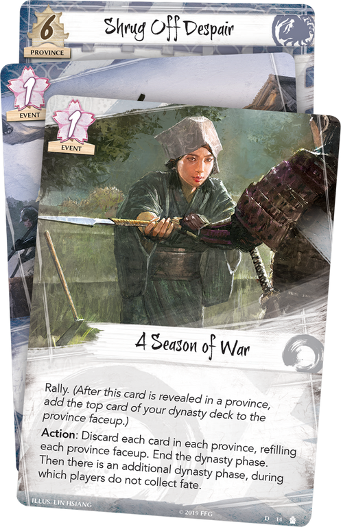 Legend of the Five Rings: The Card Game – Rokugan at War cards