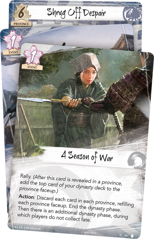 Legend of the Five Rings: The Card Game – Rokugan at War cartas