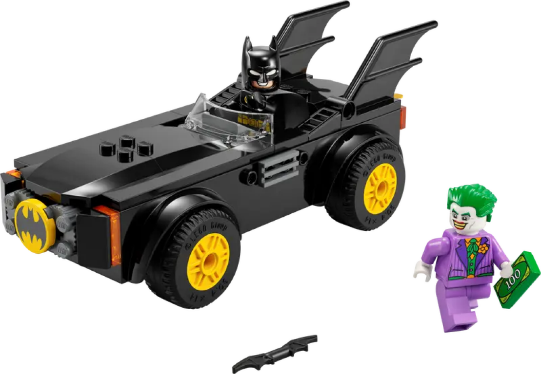 LEGO® DC Superheroes Batmobile™ Pursuit: Batman™ vs. The Joker™ components